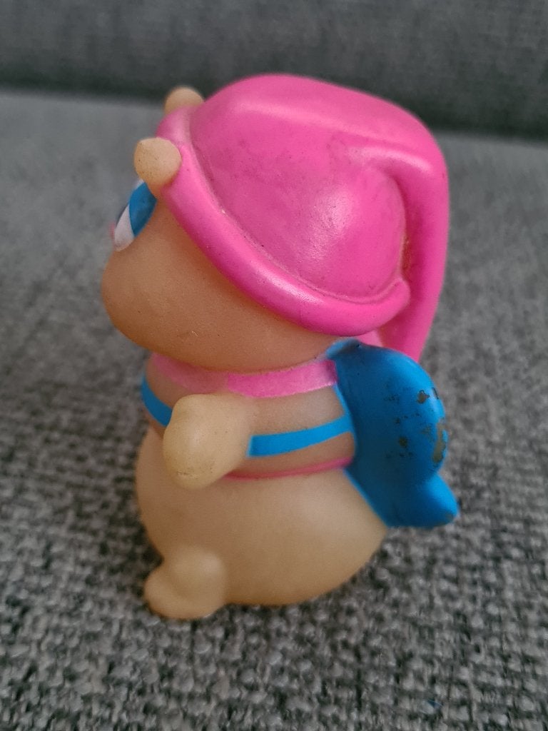 Glo friends worm glow in the dark vintage poppetje playskool, Gebruikt, Playskool hasbro, Ophalen of Verzenden, Nvt