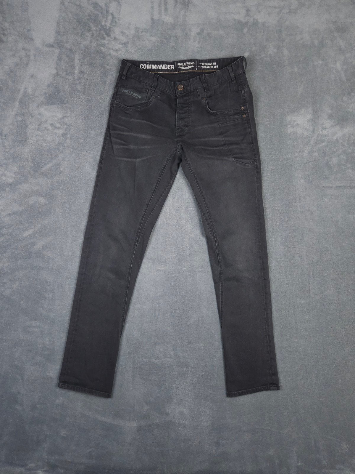 PME Legend Broek Commander W32 L34 Regular Straight Zwart ., ., W32 (confectie 46) of kleiner, Zo goed als nieuw, .