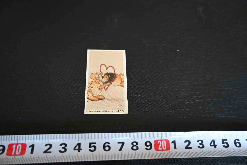 sticker kauwgom chewing gum strip felix leeuw 297, Ophalen of Verzenden, Zo goed als nieuw