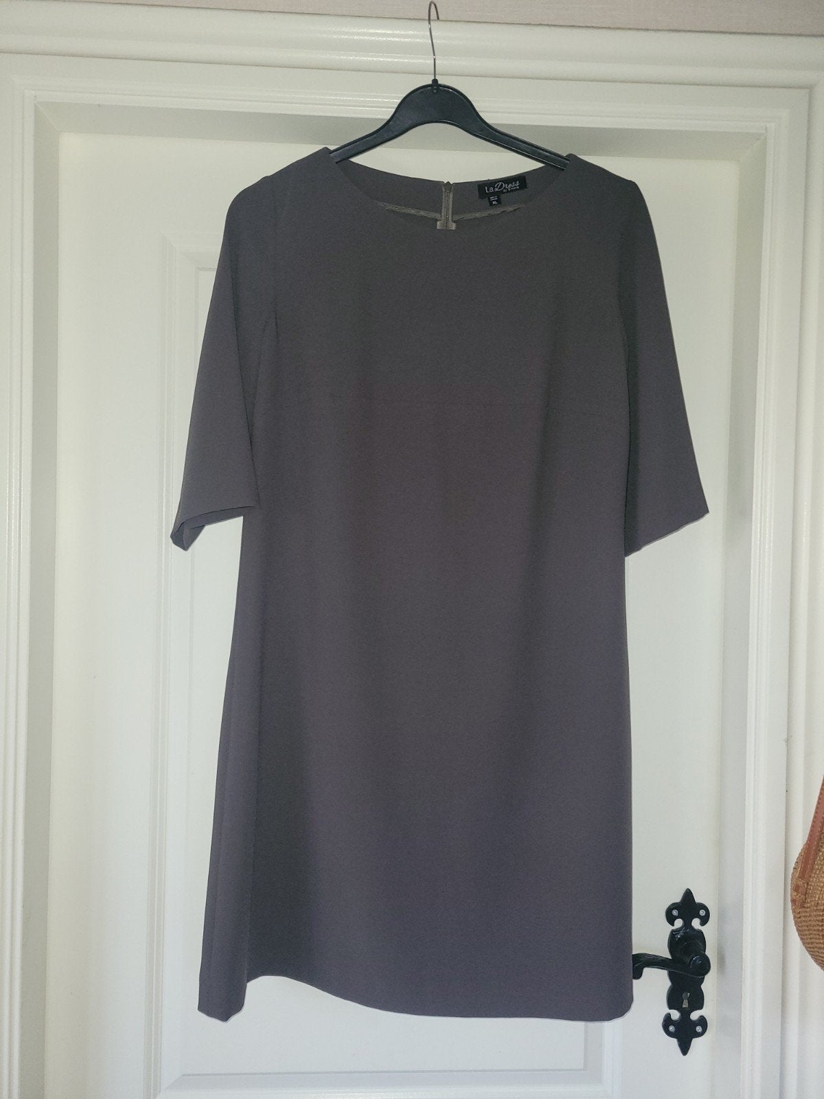 Jurkje ladress la dress mt m 40 xl, Maat 38/40 (M), Bruin, Verzenden, Zo goed als nieuw