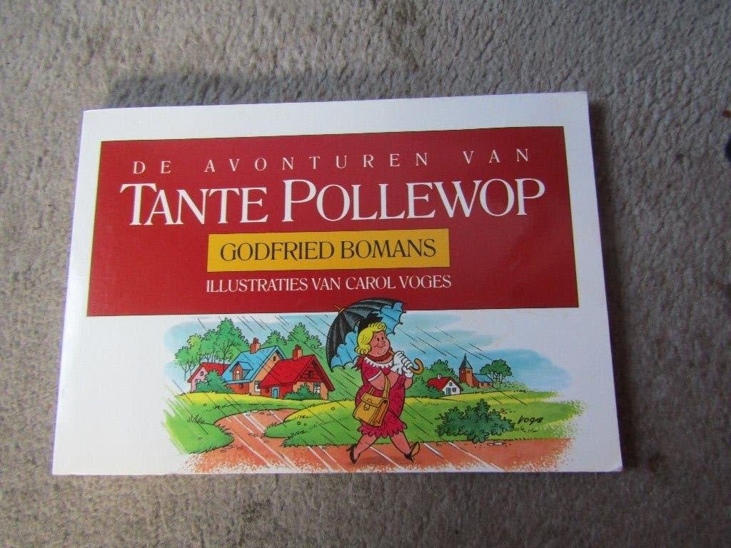 Boek: De avonturen van Tante Pollewop van Godfried Bomans, Gelezen, Ophalen of Verzenden, Nederland, Godfried Bomans