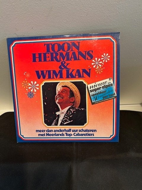 Toon Hermans en Wim Kan., Ophalen of Verzenden, Zo goed als nieuw, 12 inch, Levenslied of Smartlap