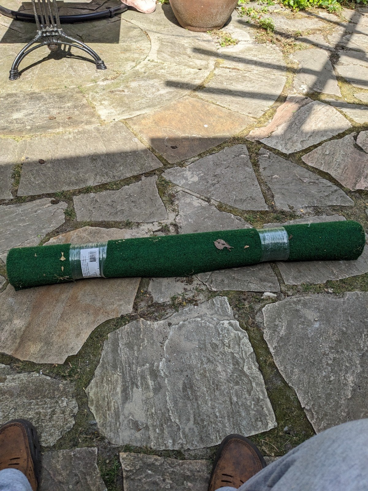 Wegens opruimen schuur nieuwe Kunstgrasrol - ca. 100x200cm, Ophalen