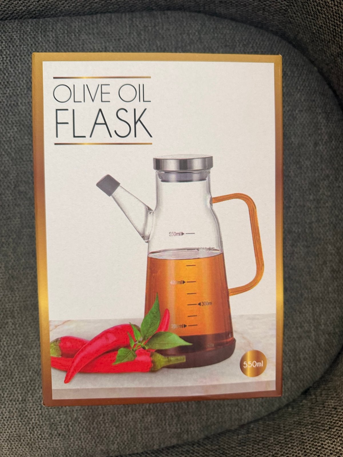 Olijfolie fles 550ml - Olie dispenser, Ophalen, Nieuw, Meerkleurig, Overige merken