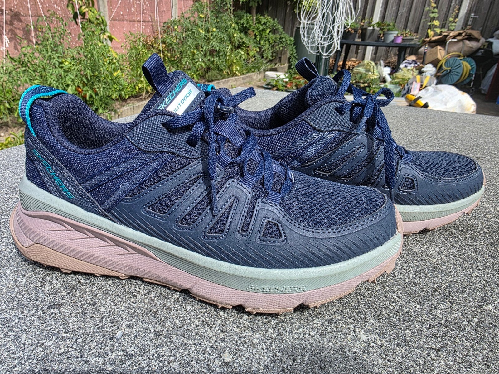 Skechers Outdoor Sneakers Dames Maat 38 Blauw, Skechers, Blauw, Ophalen of Verzenden, Sneakers of Gympen