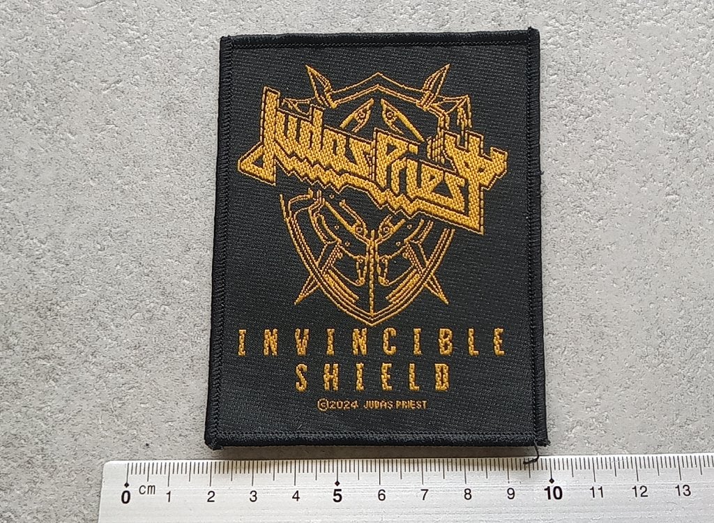 Judas Priest mooie  invicible shield patch j19 metal, Ophalen of Verzenden, Nieuw, Kleding