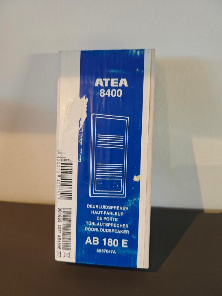 Atea 8400 AB 180 E Deurluidspreker - Nieuw in doos, Doe-het-zelf en Verbouw, Elektra en Kabels, Ophalen of Verzenden