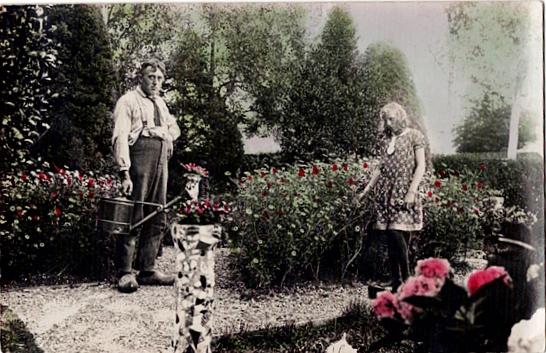 Giessen-Oudekerk fotokaart druk in de tuin, Verzamelen, Natuur, Verzenden, Foto, Zo goed als nieuw