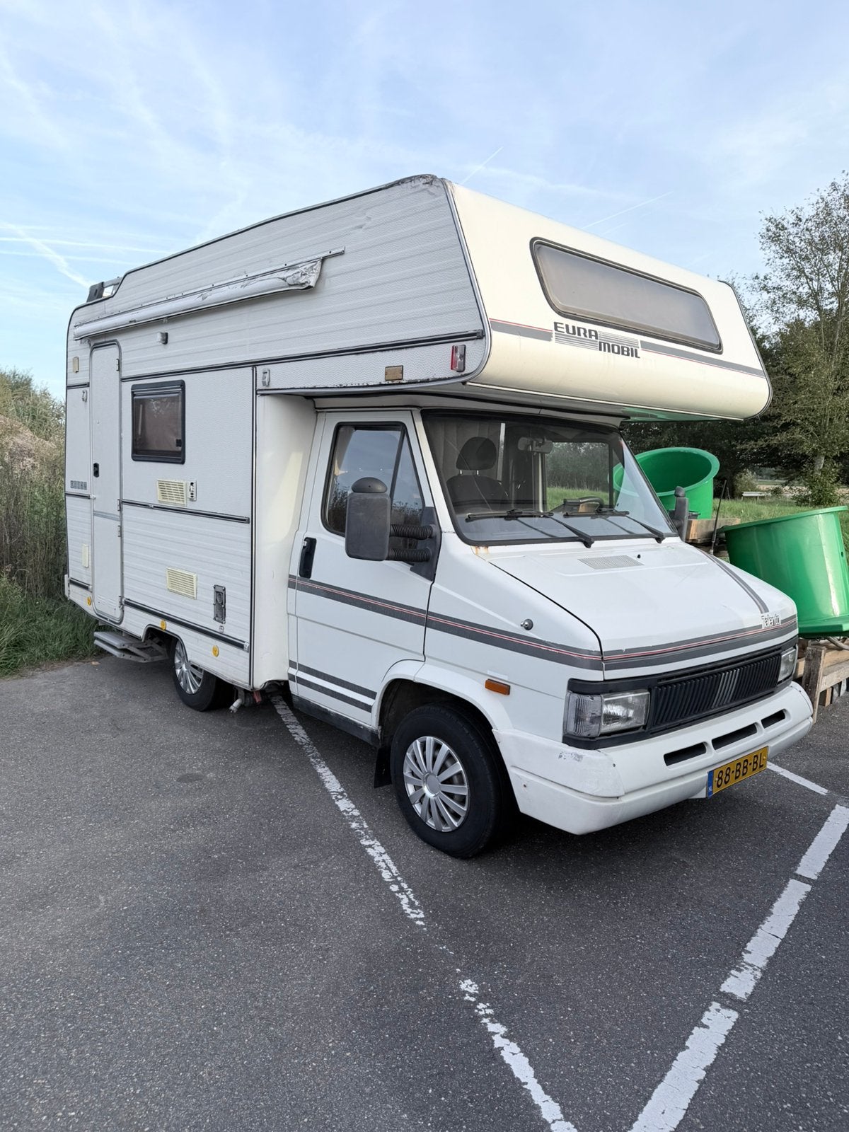 Fiat 290 camper kampeerwagen, Caravans en Kamperen, Particulier, Buscamper of Camperbus