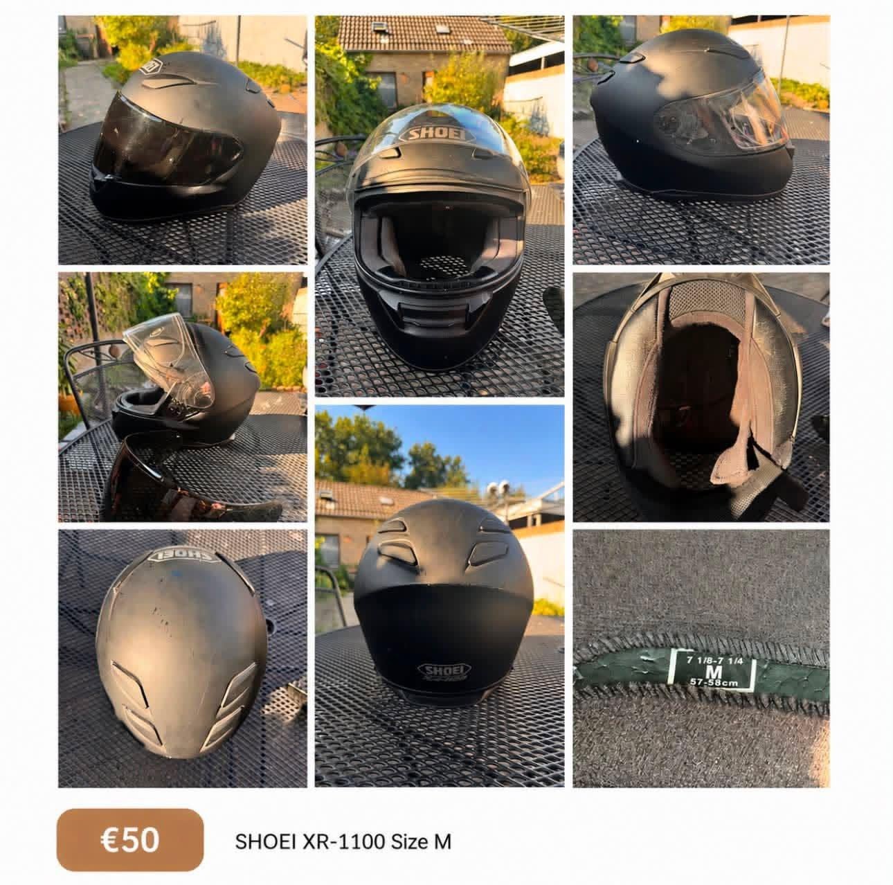 Shoei XR-1100 Integraalhelm Maat M, M, Ophalen of Verzenden, Integraalhelm, Shoei