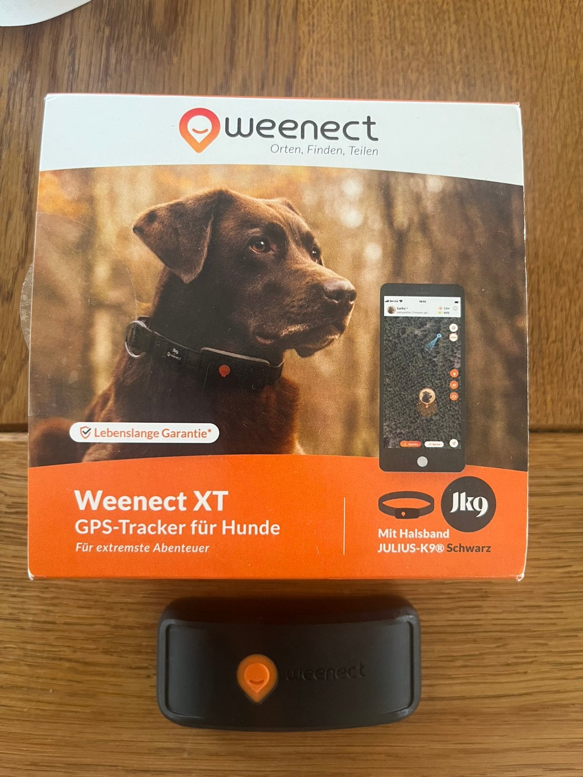 Weenect XT gps hond, Dieren en Toebehoren, Ophalen of Verzenden, Zo goed als nieuw