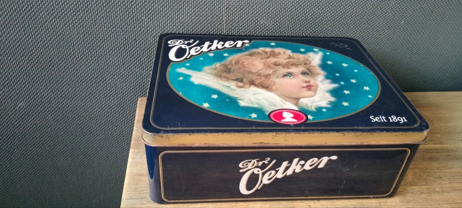 DR Oetker koektrommel, Ophalen of Verzenden, Gebruikt, Koek(jes)