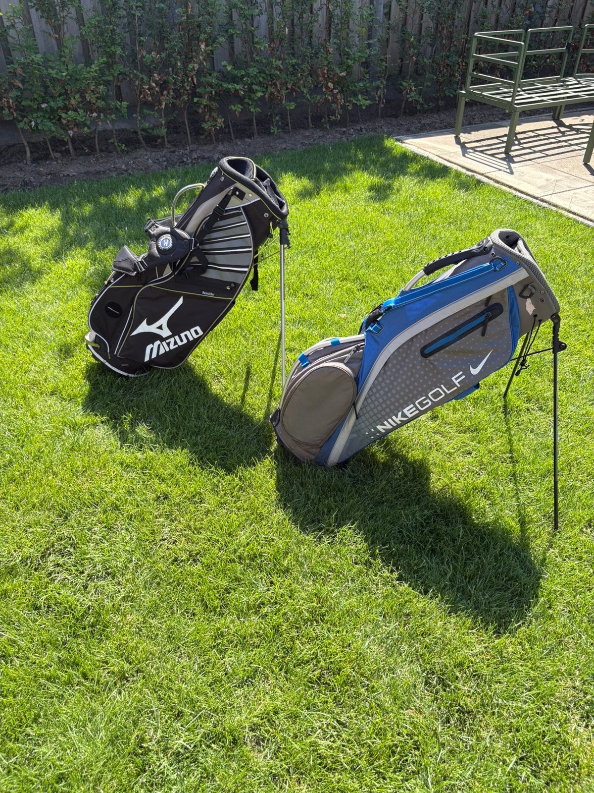 Standbag Nike en Mizuno, Ophalen, Zo goed als nieuw, Tas, Mizuno
