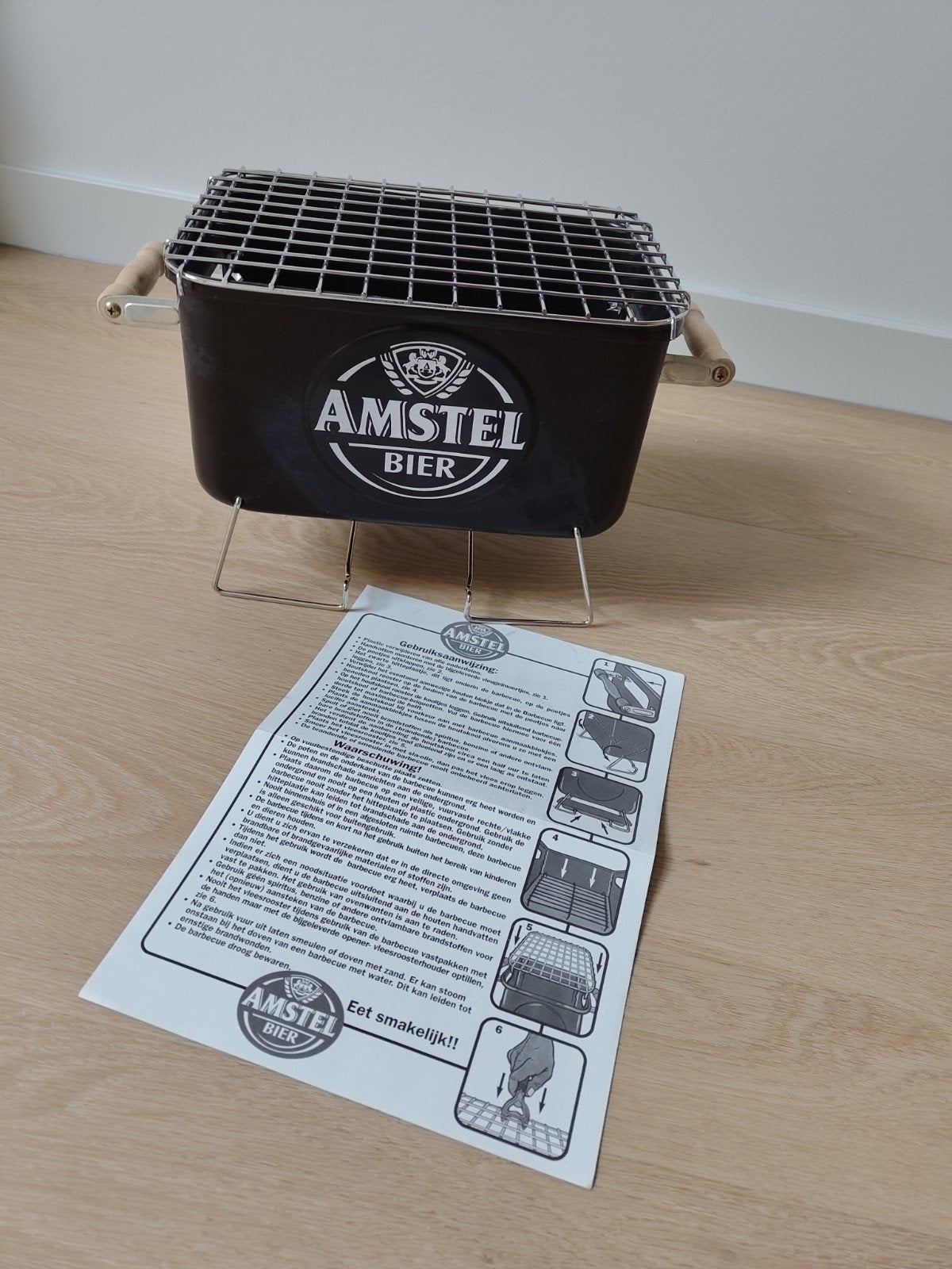 Amstel Bier Mini Barbecue - Draagbaar en Compact, Ophalen, Nieuw