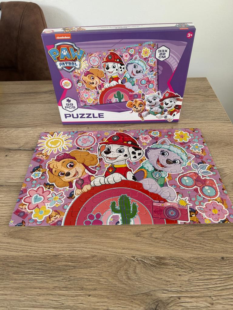 Paw Patrol Puzzel 99 Stukjes - Zo goed als nieuw, Ophalen of Verzenden, Minder dan 500 stukjes, Zo goed als nieuw, Legpuzzel