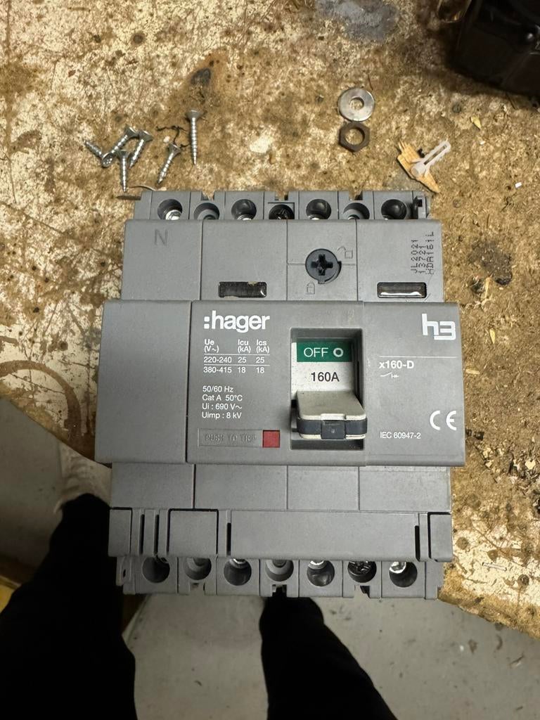 Hager X160-D, Ophalen of Verzenden, Zo goed als nieuw, Overige typen