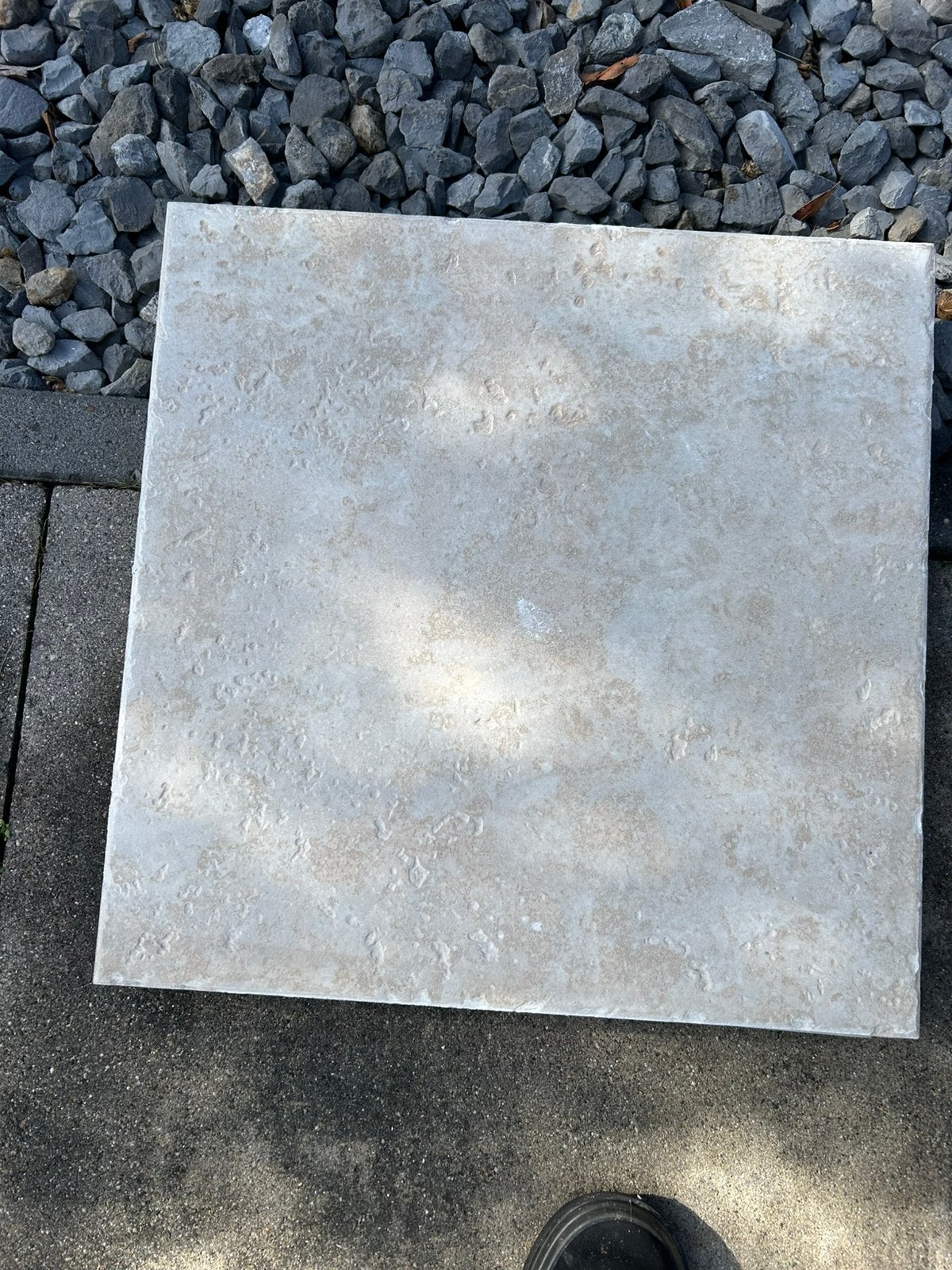 Restant Beige vloertegels (20 stuks) 45x45 cm, Ophalen, 60 cm of meer, Keramiek, Zo goed als nieuw