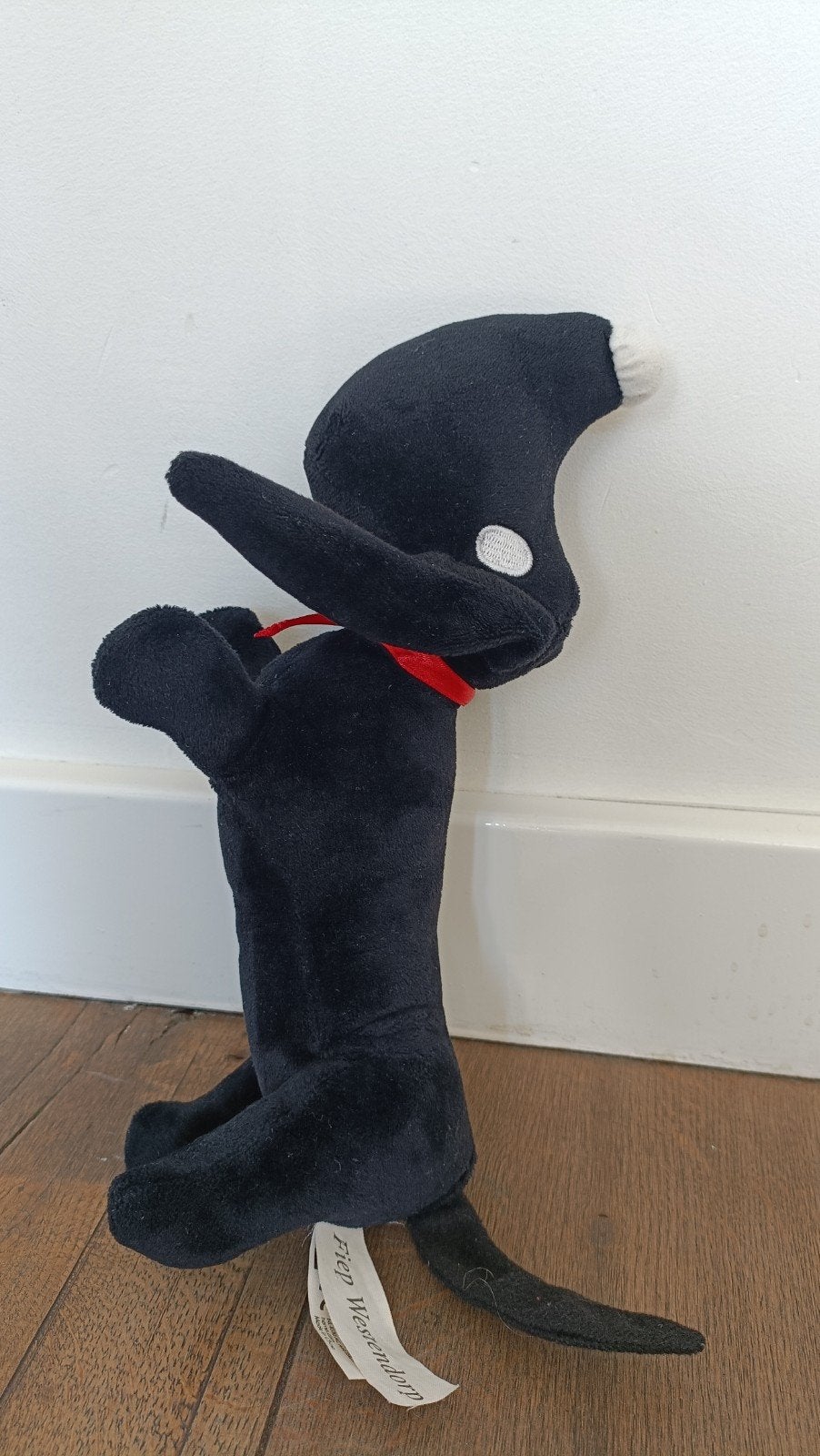 Klein Takkie knuffeltje Hema Fiep Westendorp, Hema, Overige karakters, Zwart, Klein (minder dan 20 cm)