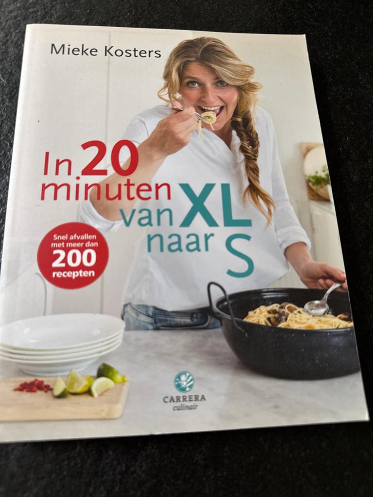 In 20 minuten van XL naar S - Mieke Kosters, Ophalen of Verzenden, Zo goed als nieuw, Dieet en Voeding