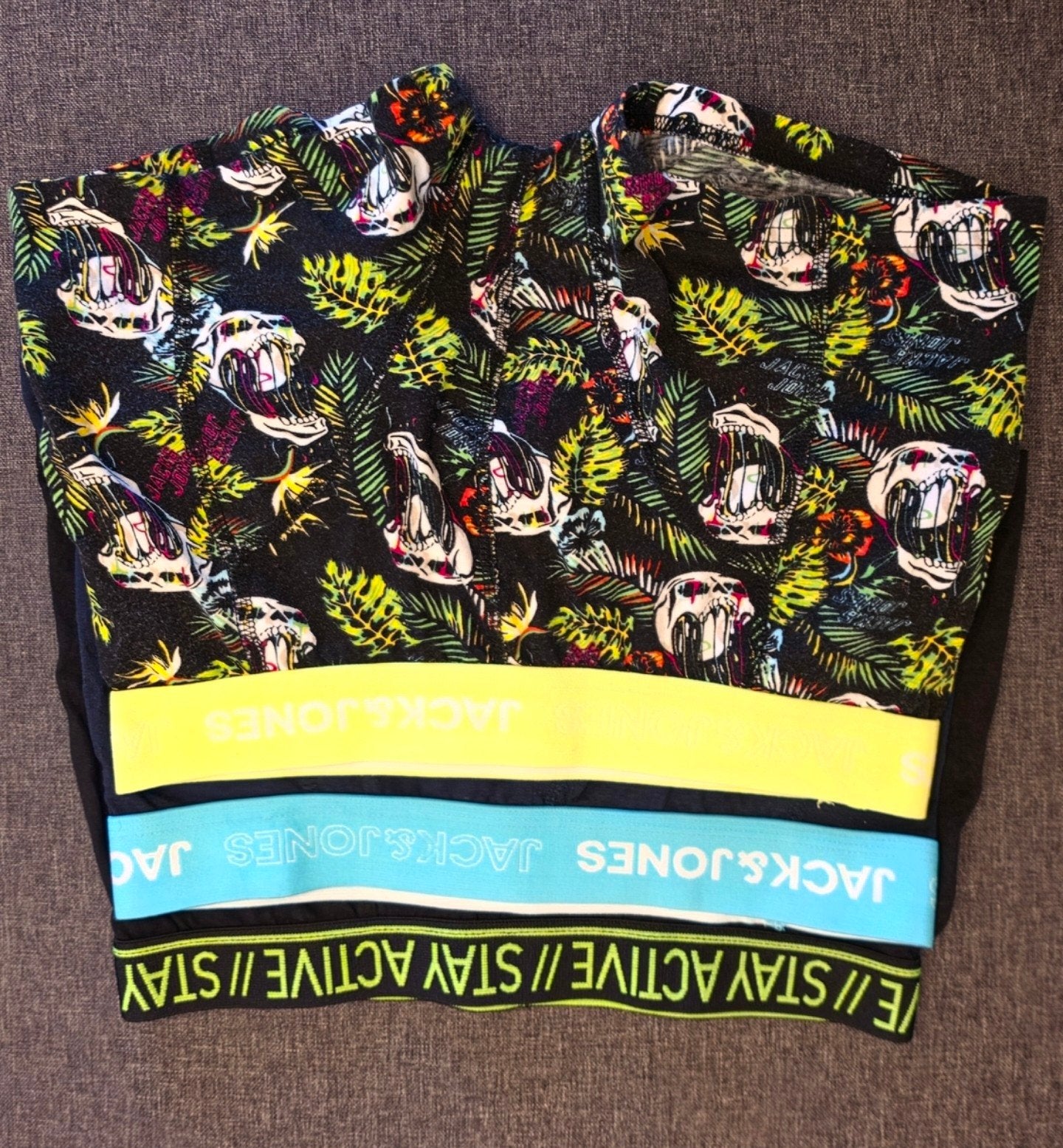 4 boxershorts maat 176 kindermaat, Nacht- of Onderkleding, Gebruikt, Jack & Jones, Björn Borg, Ophalen of Verzenden