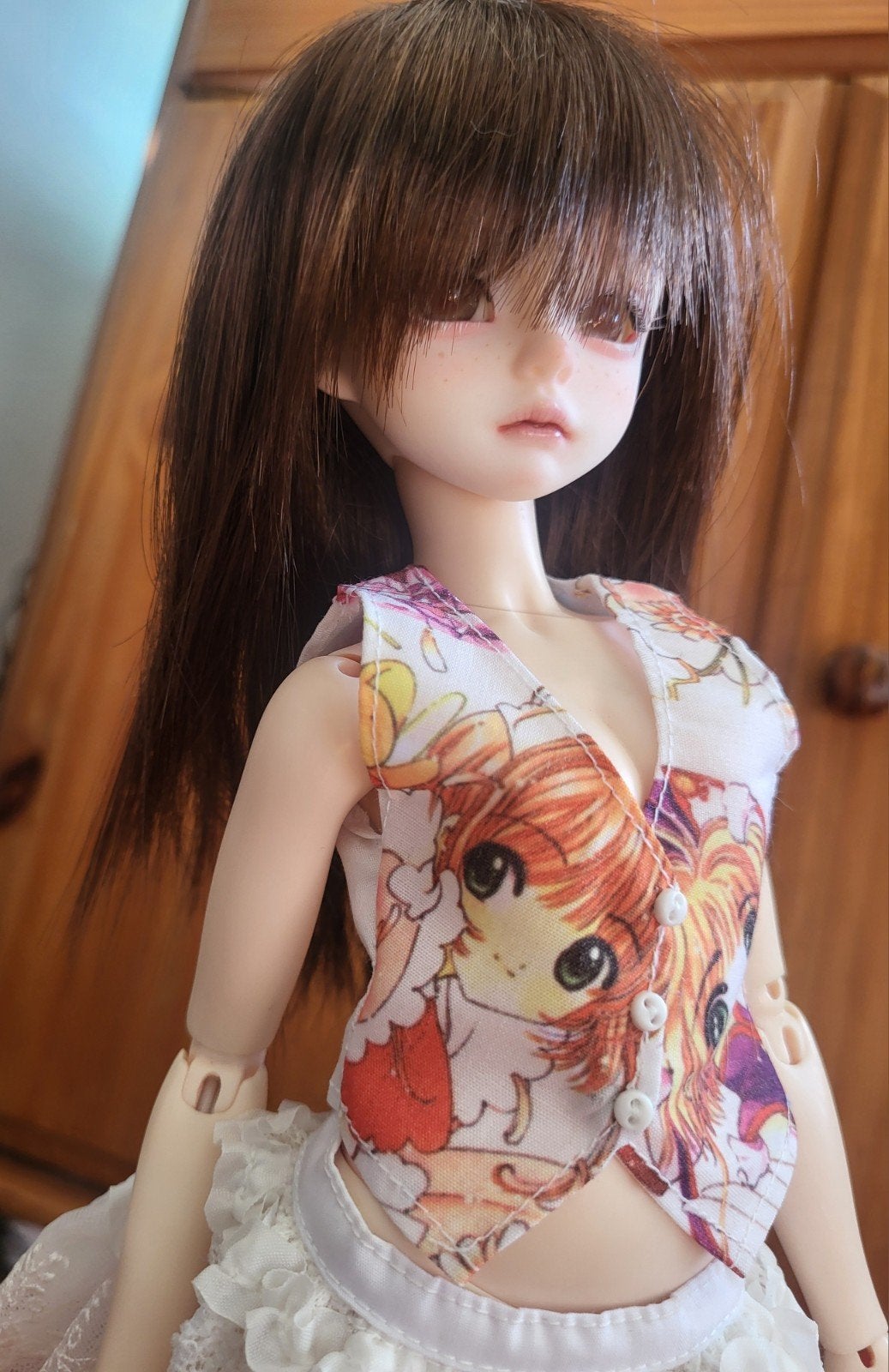 bjd 1/4  msd 40 cm KIKYOU hars fullset pop., Ophalen of Verzenden, Zo goed als nieuw, Pop