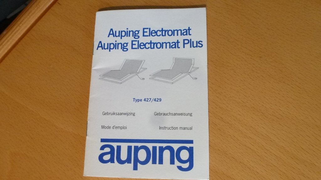 Prachtige Auping Auronde 3000, hoog model! Gratis bez/mont!, Verstelbaar, 90 cm, Eenpersoons, Bruin