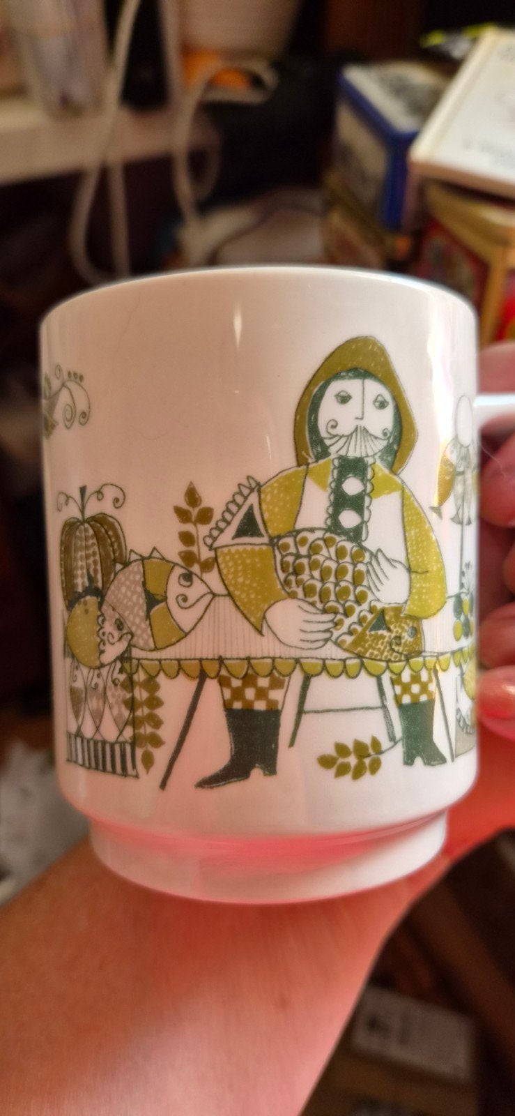 Vintage Turi Design Market mok, Made in Norway, Antiek en Kunst, Antiek | Porselein, Ophalen of Verzenden