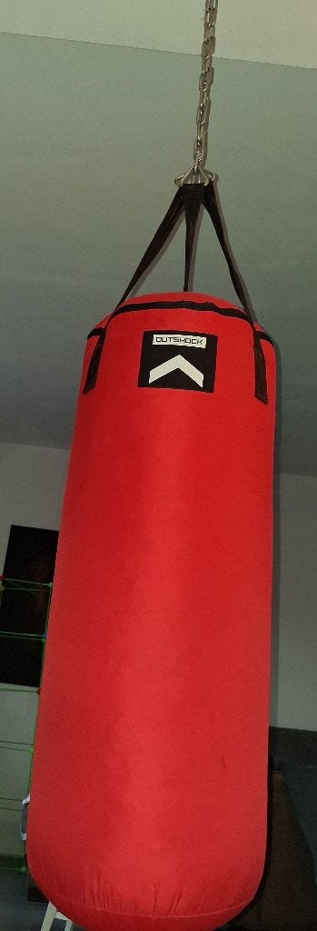 Complete Boksset Outshock Bokszak + Joya Handschoenen (8oz), Ophalen, Zo goed als nieuw, Bokszak
