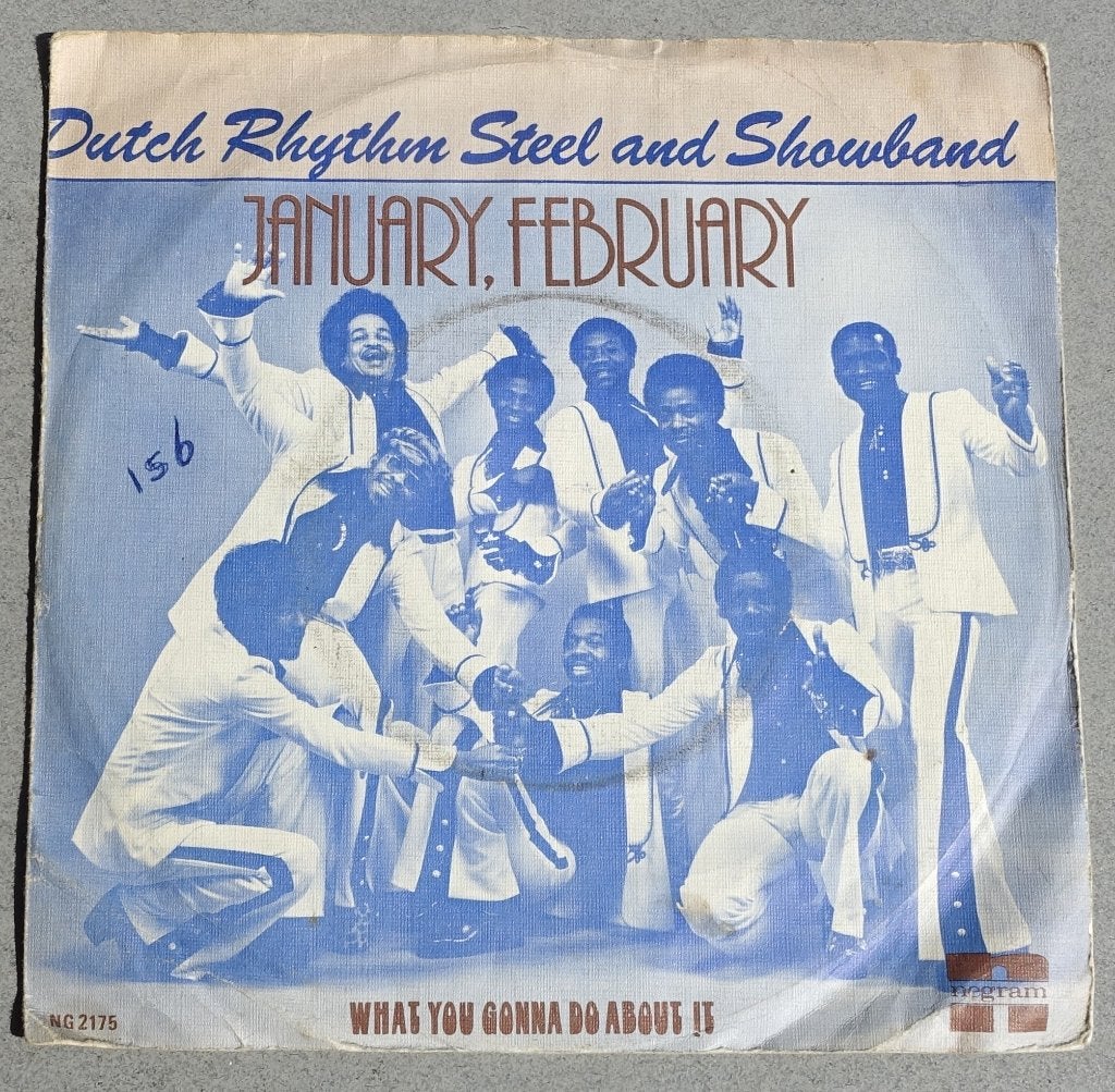 Dutch Rhythm Steel and Showband - January, February (Vinyl), Gebruikt, 7 inch, Pop, Overige typen