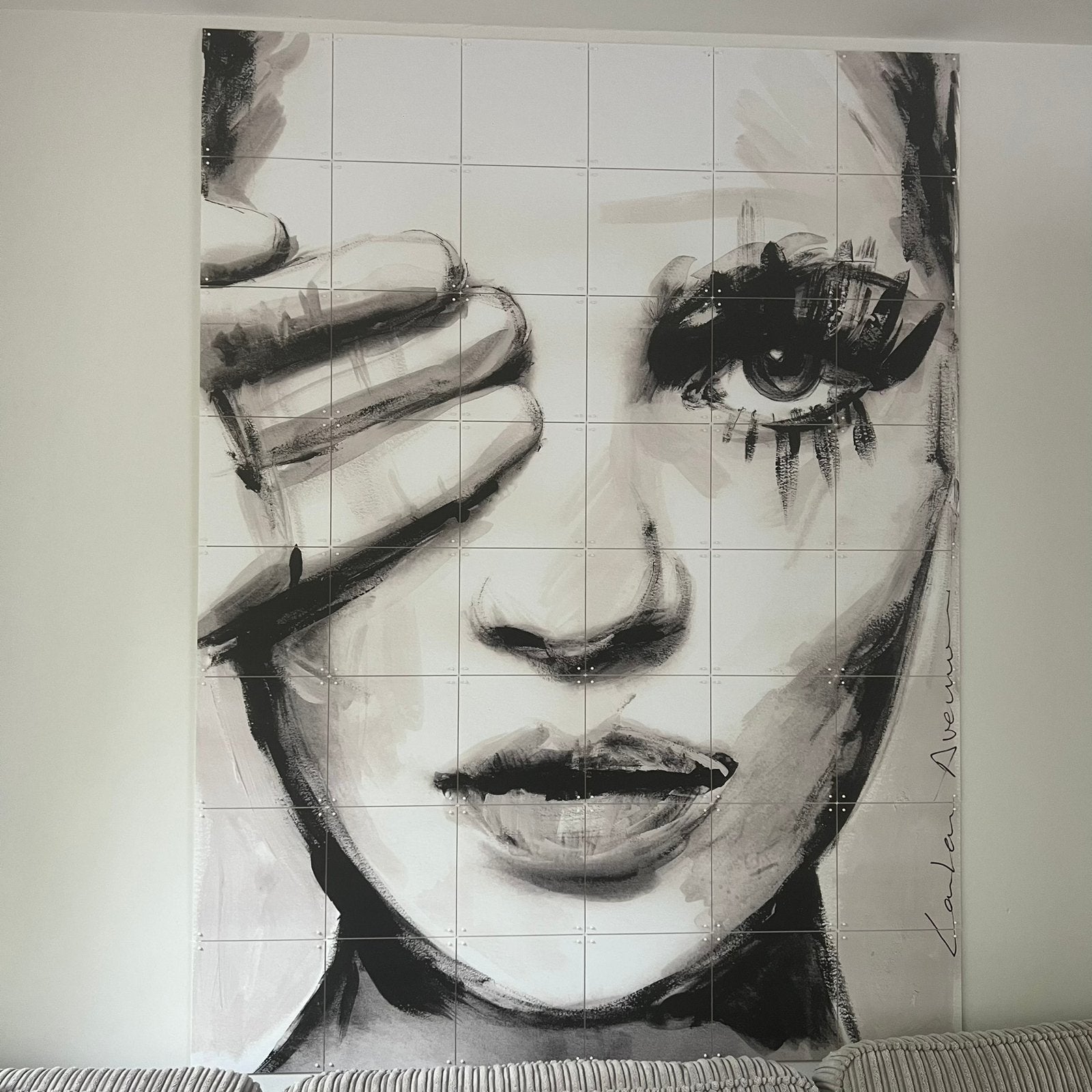 Ixxi Where is She grote poster - Loulou Avenue 160 x 120 cm, Ophalen of Verzenden, Zo goed als nieuw, 125 cm of meer