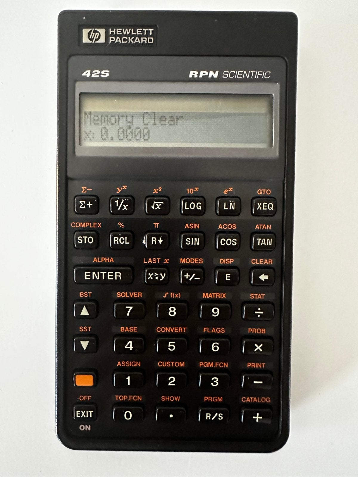 HP 42S Wetenschappelijke Programmeerbare Calculator, Ophalen of Verzenden, Zo goed als nieuw
