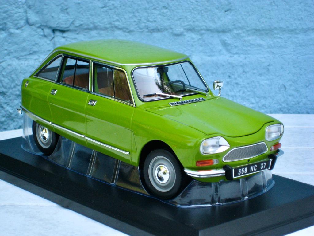 Citroen Ami 8 Club berline 1969 groen Iris Norev 1:18, Ophalen of Verzenden, Nieuw, Auto, Norev