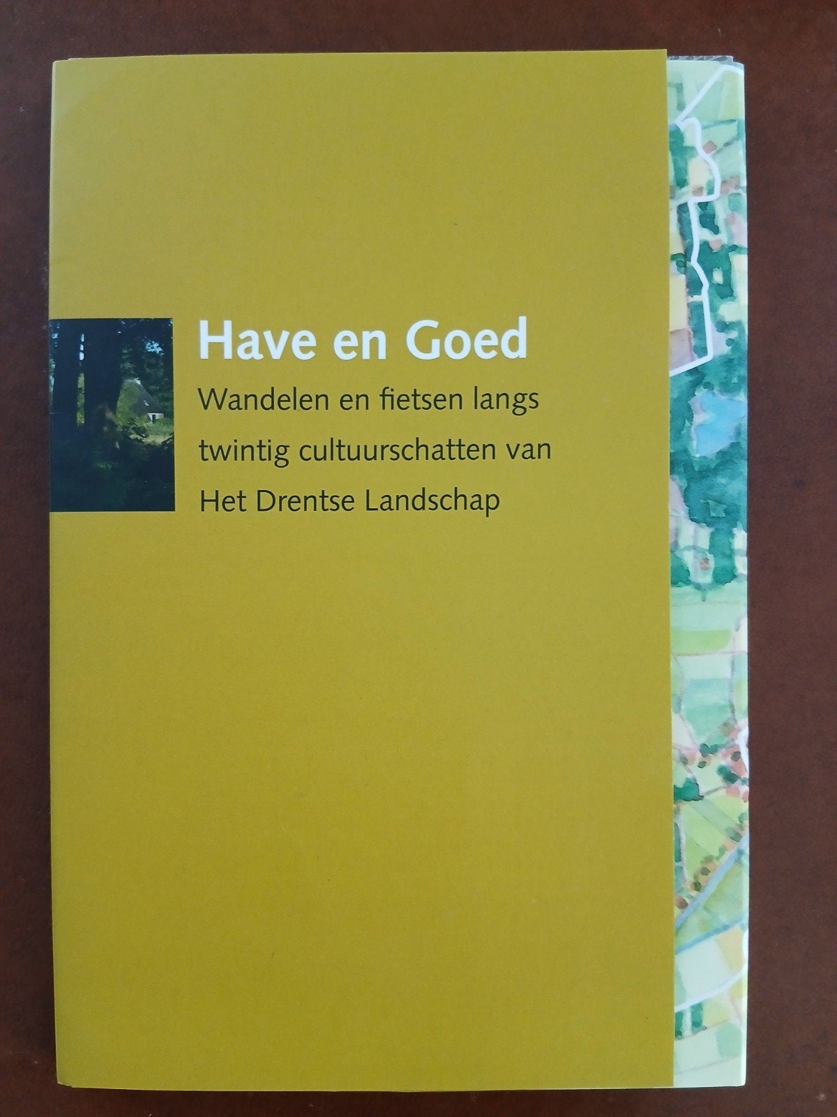 Drenthe 20x routes wandelen en fietsen langs cultuurschatten, Ophalen of Verzenden, 1800 tot 2000, Nederland, Landkaart