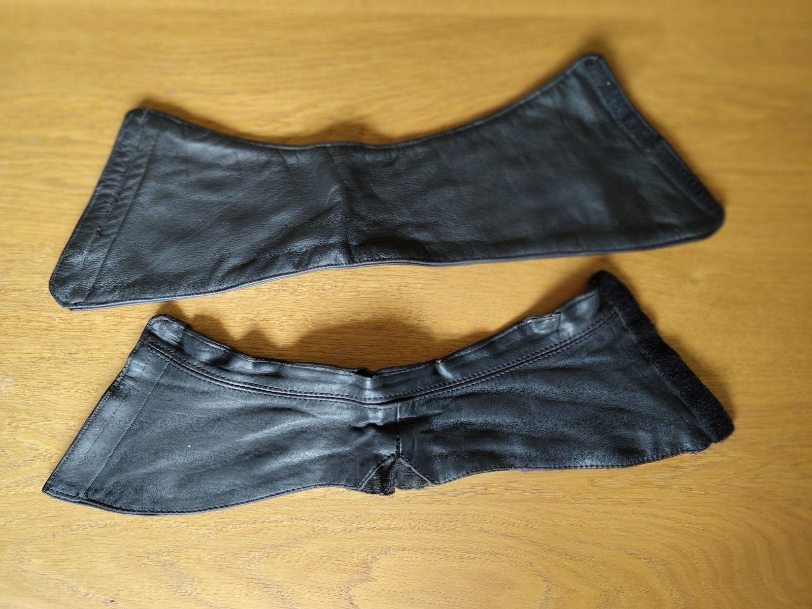 Leren motor hals kraag / sjaal, Motoren, Ophalen of Verzenden, Tweedehands, Jas | leer