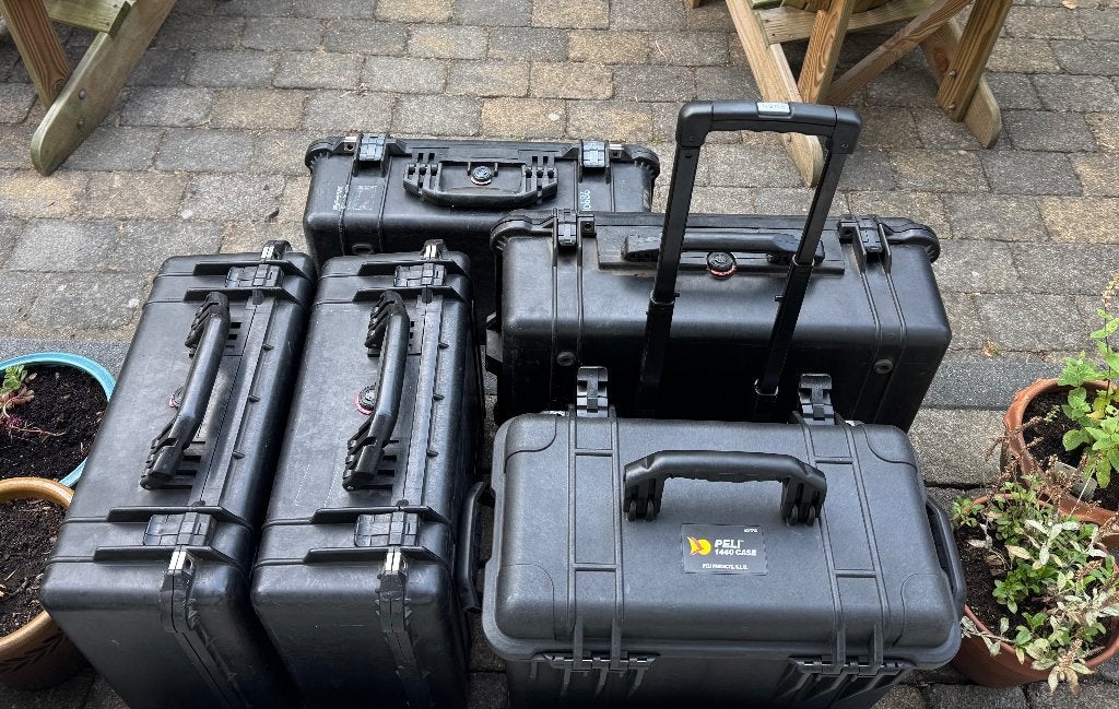 Peli Cases (1550,1600,1440), Ophalen, Gebruikt, Koffer, Peli