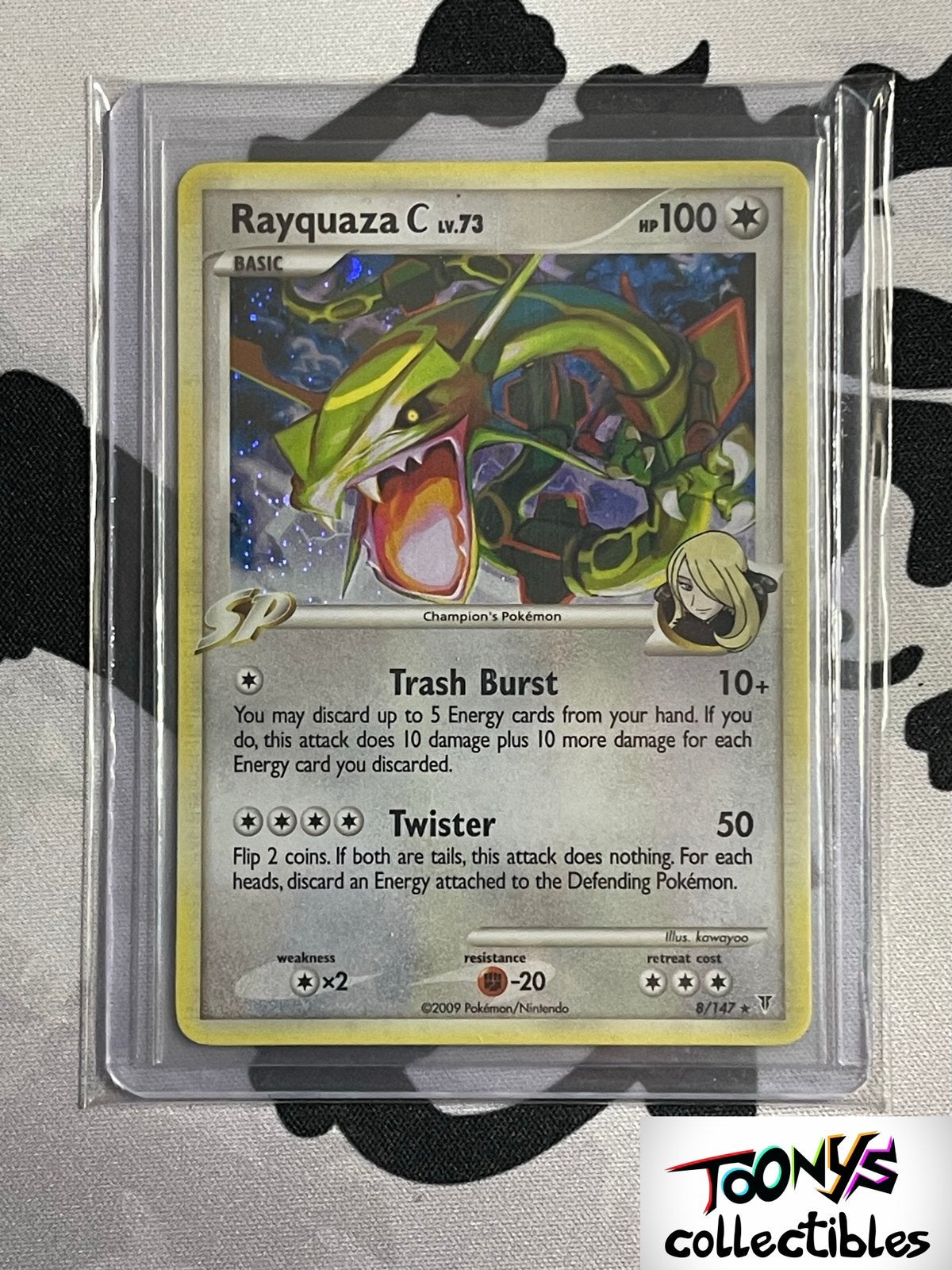 Pokemon TCG - Rayquaza C lv.73 - 8/147 - Holo, Ophalen, Zo goed als nieuw