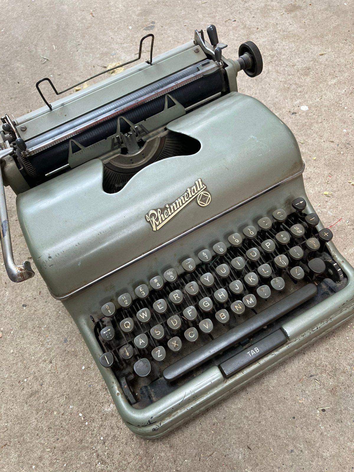 Oude typmachine, Diversen, Typemachines, Ophalen of Verzenden, Gebruikt