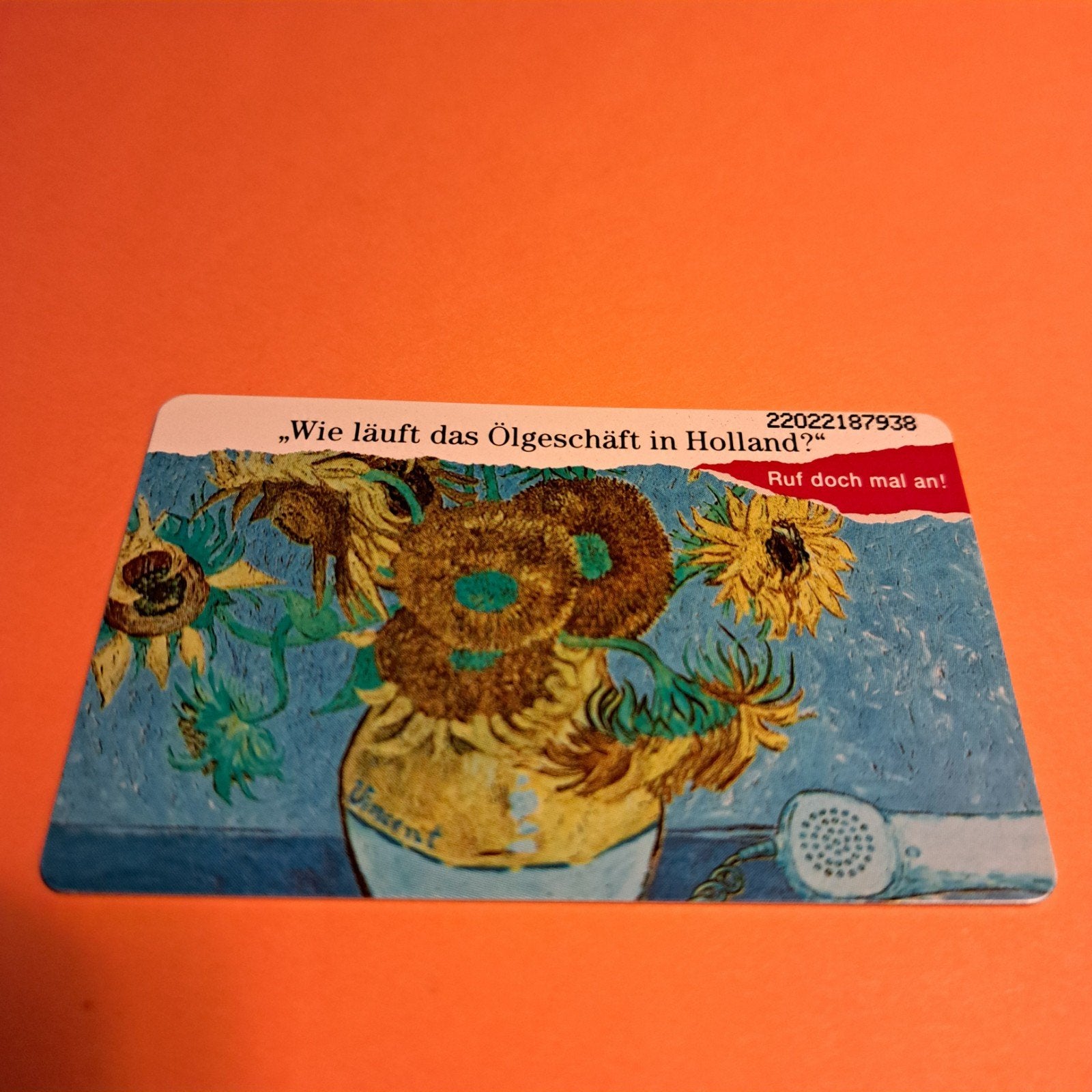 Zeldzame Telekom telefoonkaart 50 DM - Van Gogh, Verzamelen, Telefoonkaarten, Ophalen of Verzenden, Buitenland
