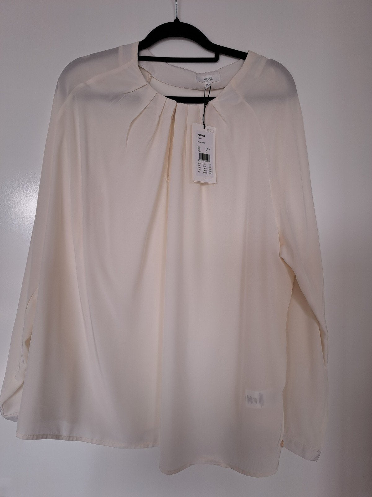 Maat 50 nieuwe Yest Hazel blouse, Kleding | Dames, Ophalen of Verzenden, Nieuw, Wit, Blouse of Tuniek