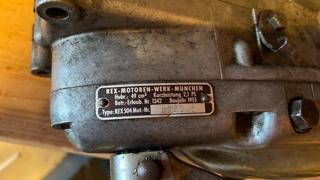 Te koop Rap Rex FM 504 motorblokje voor onderdelen, Ophalen of Verzenden, Gebruikt, Blok, Overige merken