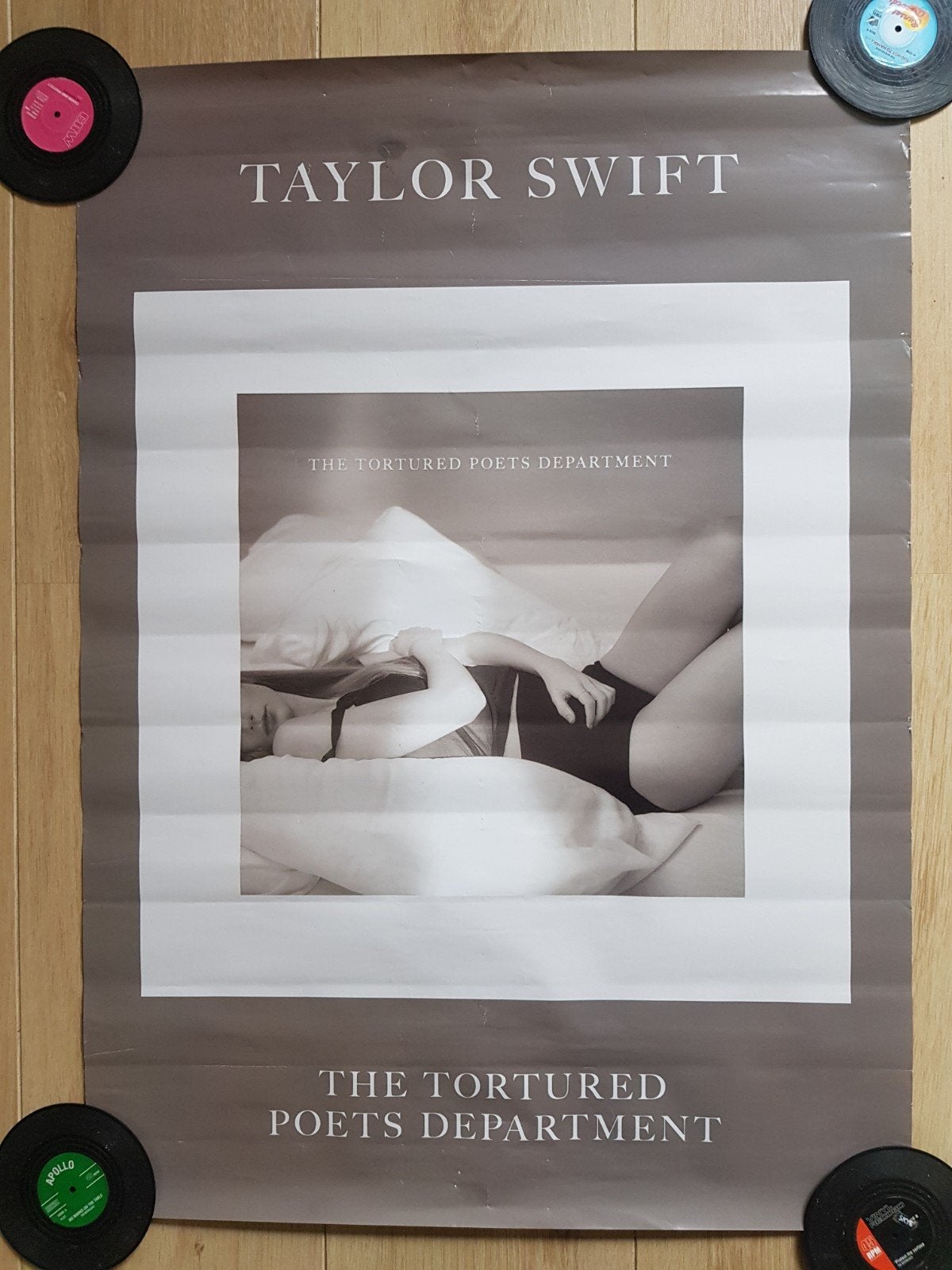 Taylor Swift album poster pop tour tortured poets department, Ophalen of Verzenden, Gebruikt, Poster, Artwork of Schilderij