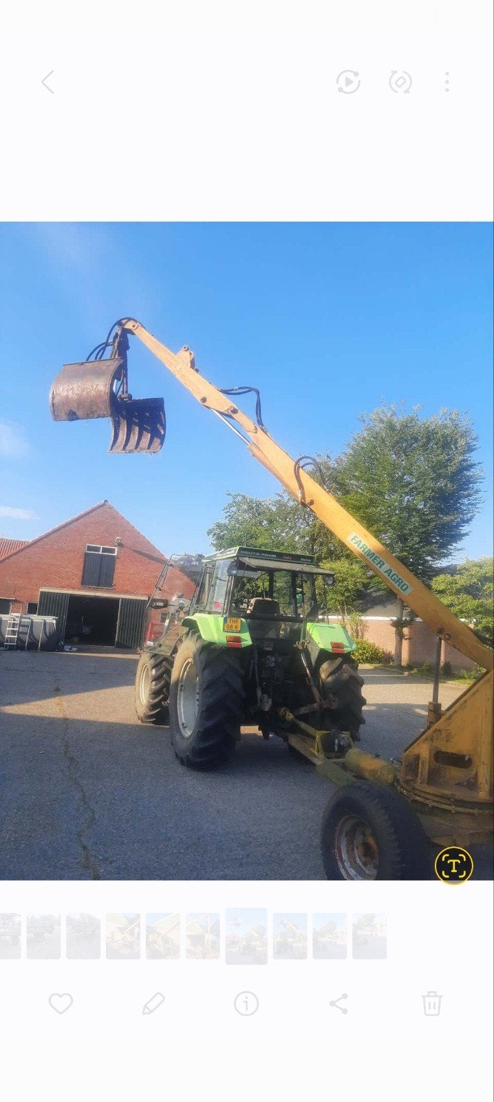 Strooiwagen en Farmer Agro kraan, Zakelijke goederen, Agrarisch | Werktuigen, Ophalen of Verzenden, Gewasbescherming en Bemesting