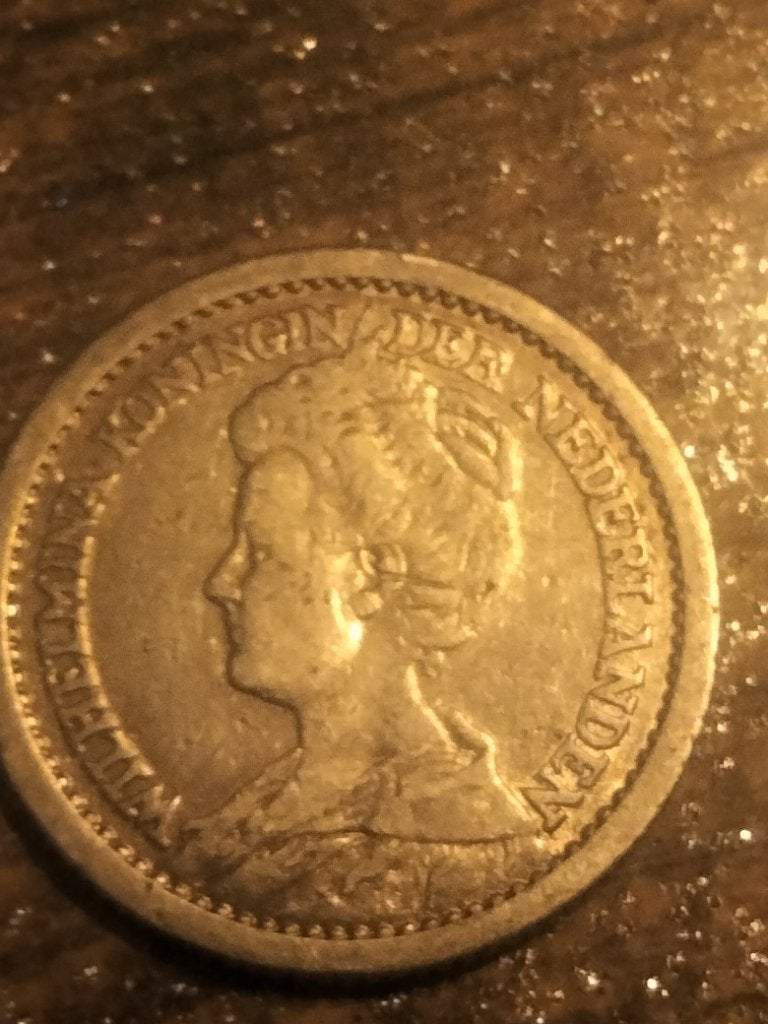Zilveren ½ gulden Koningin Wilhelmina 1910, Postzegels en Munten, Munten | Nederland, ½ gulden, Zilver, Ophalen of Verzenden, Koningin Wilhelmina