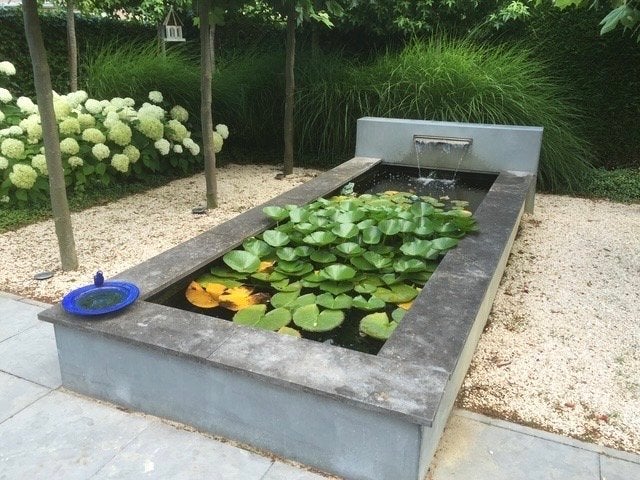 Birievenbus waterval (roestvrijstaal) met vijverpomp, Ophalen of Verzenden, Gebruikt, Vijverpomp