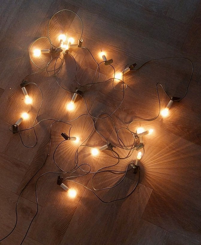 Kerstboom lichtjes kaarsjes, Ophalen, Gebruikt