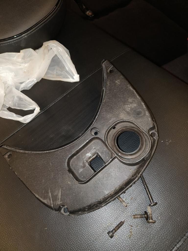 Vespa brandstoftank afdekkap, Ophalen of Verzenden, Gebruikt, Overige typen, Vespa
