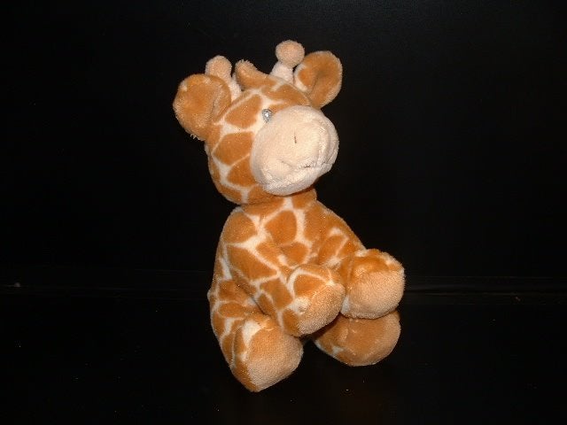 RUSS BERRIE GIRAFFE TREETOPS VELOURS ROOMWIT MET, Ophalen of Verzenden, Nieuw, Overige typen