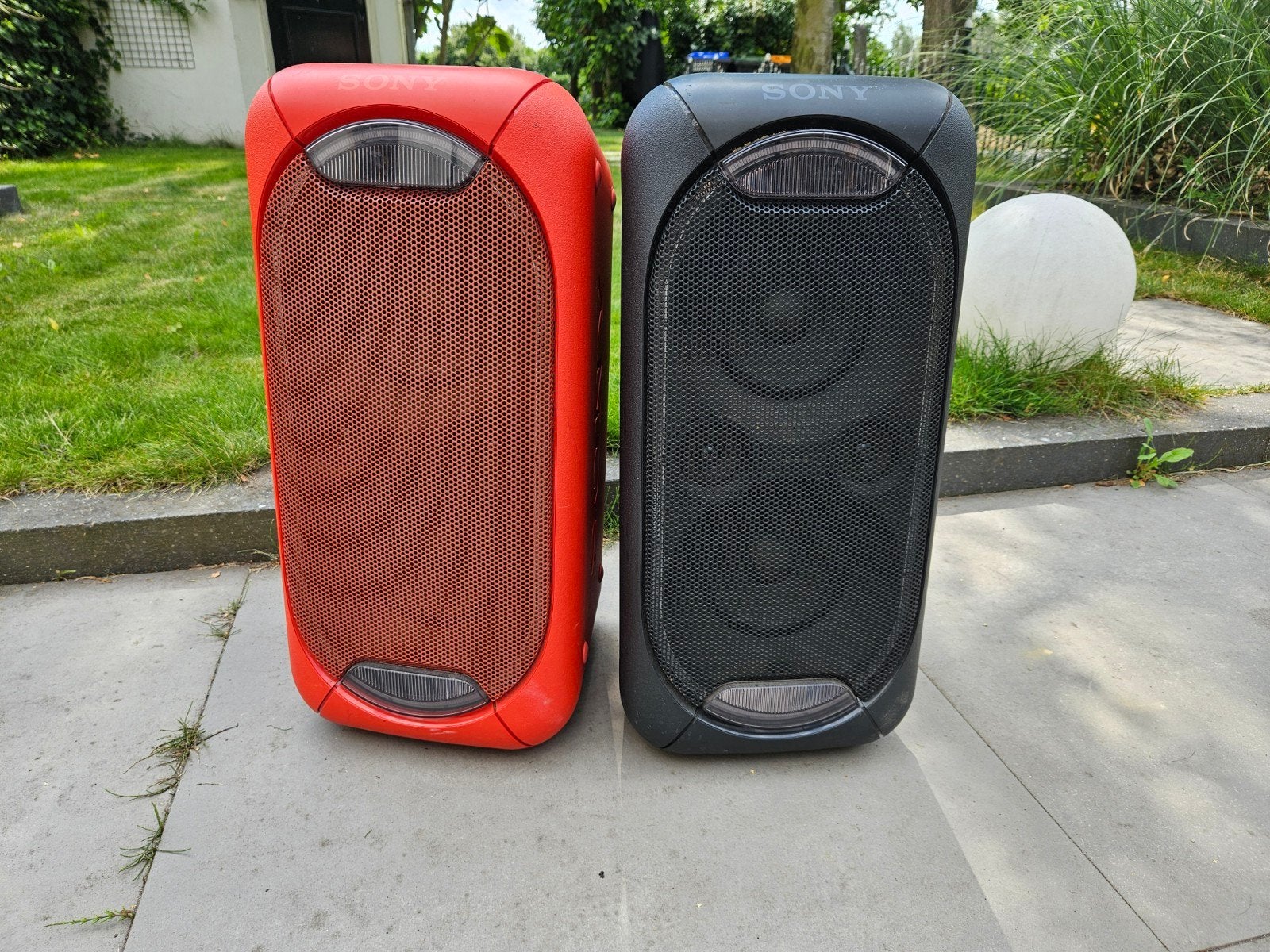Sony GTK XB60 draadloze speakers met nieuwe accu's, Ophalen, Gebruikt, Party speaker, Basreflex
