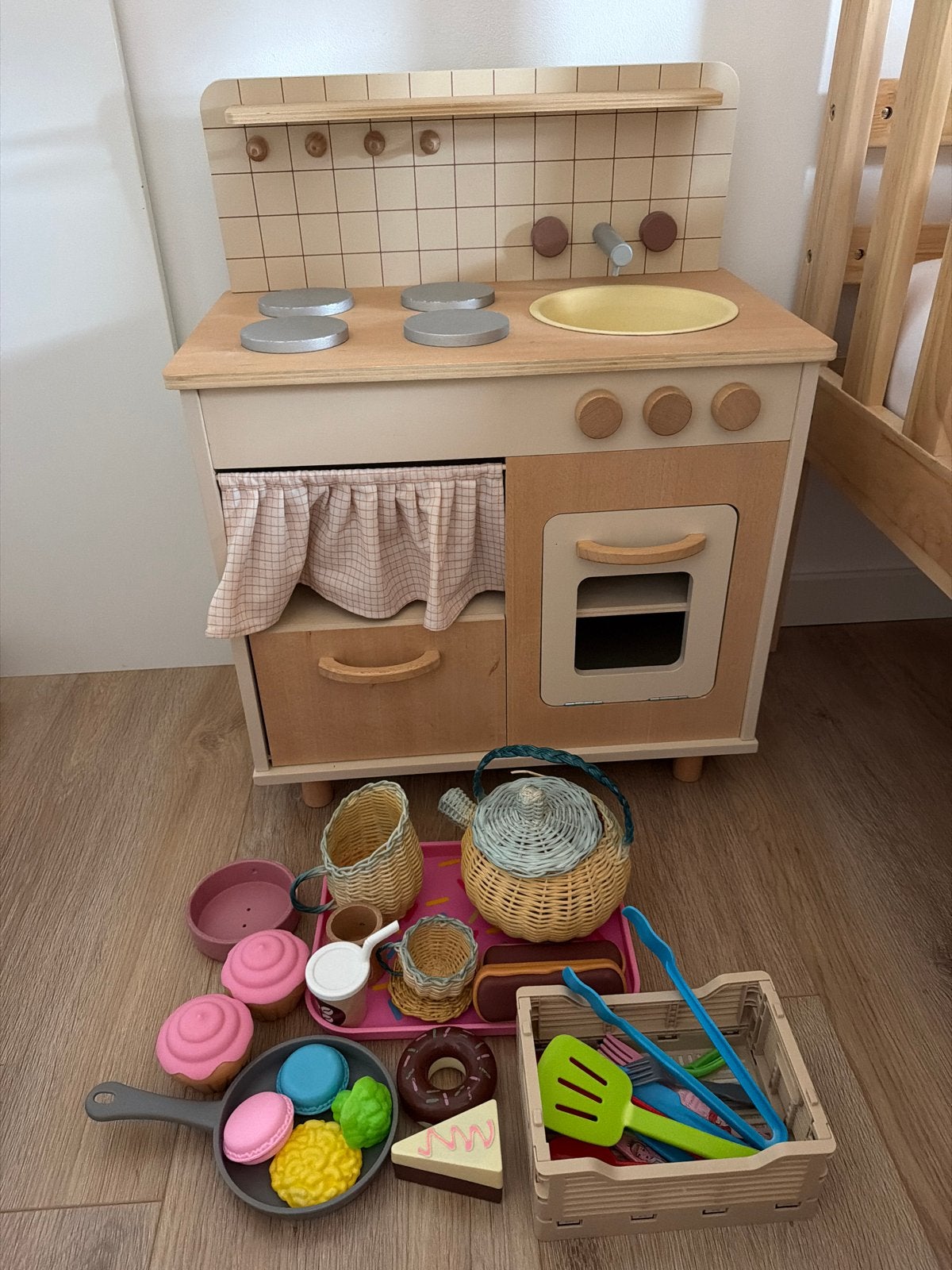 Zara Home Houten Speelkeuken met Accessoires, Ophalen, Gebruikt, Hout, Speelkeuken