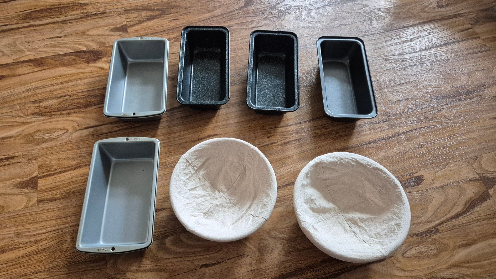 Broodbakvormen en rijsmandjes - Set van 6, Ophalen of Verzenden, Metaal, Meerkleurig, Overige merken